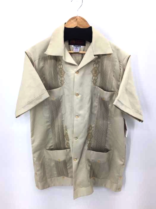 GUAYABERAS YUCATECAS(フルギ) 80S メキシコ製 キューバシャツ メンズ 表記無