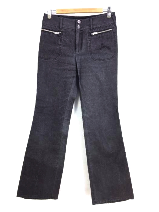 ソニアリキエル SONIA RYKIEL ブーツカット ラメ加工 デニムパンツ レディース  40