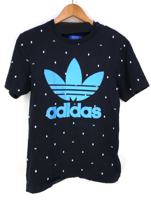 アディダスオリジナルス adidas Originals 総柄 プリントクルーネックカットソー レディース  M