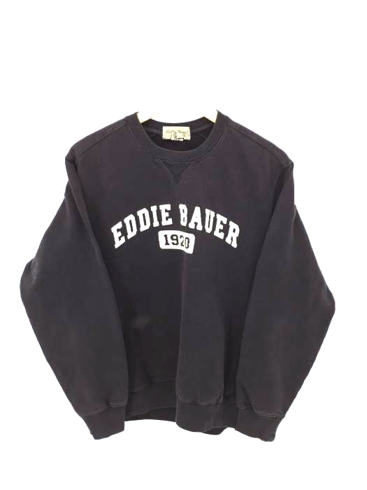 エディーバウアー Eddie Bauer 00S 前Vワッペンロゴスウェット メンズ JPN：M