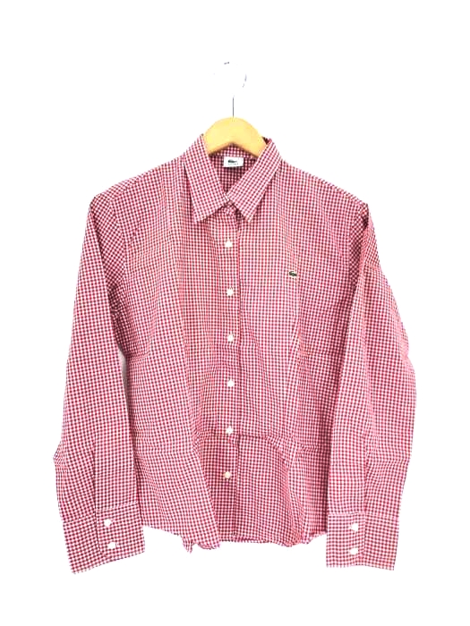LACOSTE(ラコステ) ギンガムチェック コットンシャツ レディース FR：40
