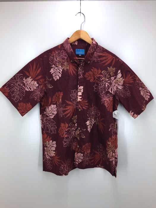 USED古着(ユーズドフルギ) 琉球の波 アロハシャツ メンズ LL