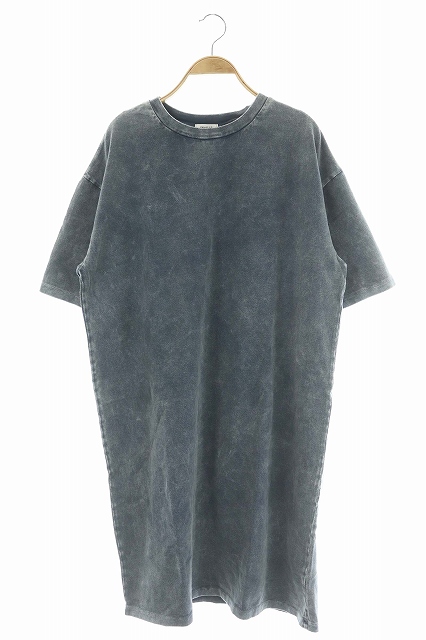 FRAY I.D(フレイアイディー) 18SS ワンピース 七分袖 ミモレ丈 プルオーバー F グレー /CM レディース  F