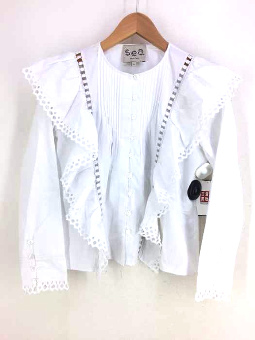 sea new york(シーニューヨーク) Sleeve Ruffle Blouse レディース  0