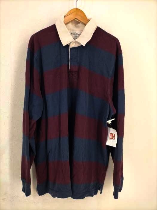Eddie Bauer(エディーバウアー) マカオ製 ボーダーラガーシャツ メンズ  XXL