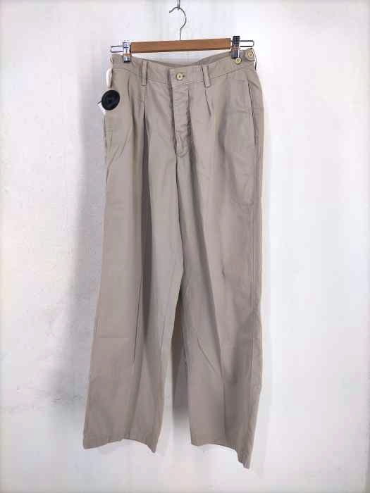 イッセイミヤケメン ISSEY MIYAKE MEN 00S サイドアジャスター1タックコットンチノパンツ メンズ JPN：1