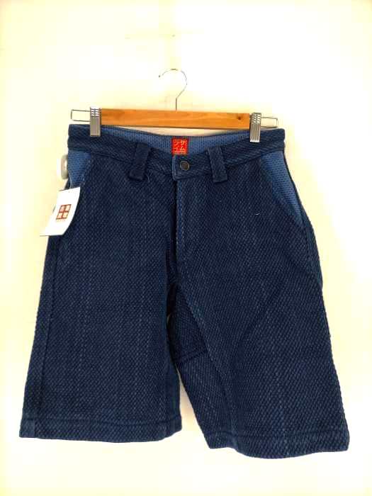 サムライジーンズ SAMURAI JEANS インディゴ刺し子ショートパンツ メンズ  S