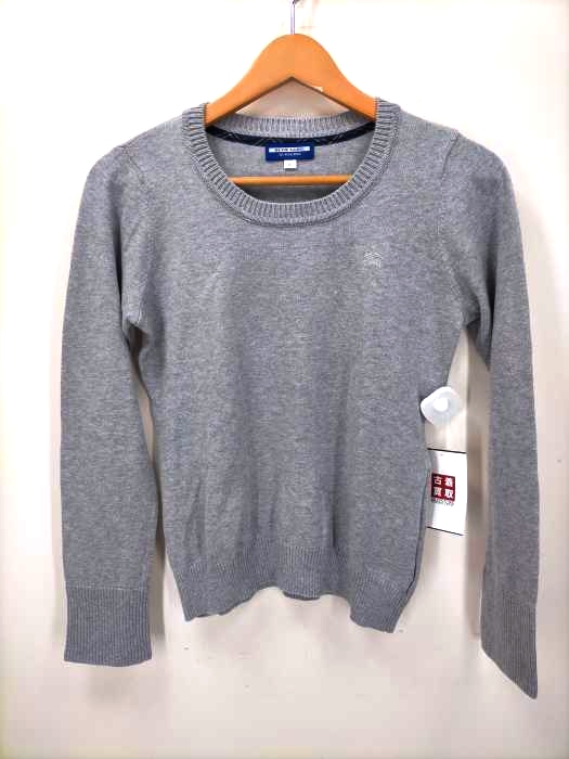 BURBERRY BLUE LABEL(バーバリーブルーレーベル) 刺繍クルーネックニット レディース EUR：38