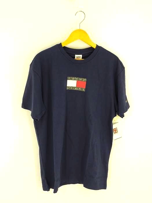 tommy jeans(トミージーンズ) カモフラージュフラッグTシャツ メンズ JPN：XL