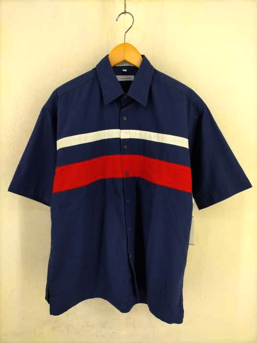 Christian Dior(クリスチャンディオール) 80～90S トリコカラー切替半袖シャツ メンズ  L