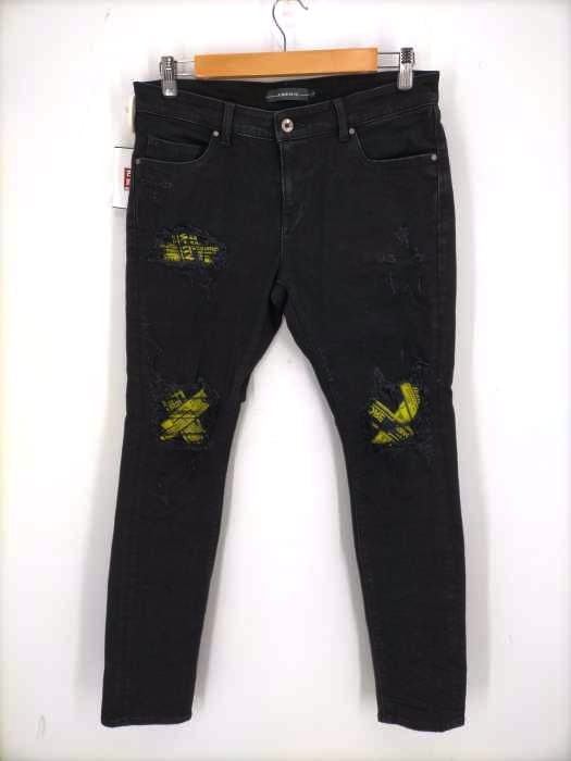 Agem/9(エージェム) リメイクストレッチスキニーデニムパンツ メンズ JPN：L