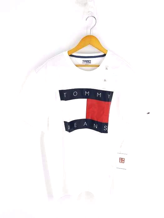tommy jeans(トミージーンズ) ヘビーウェイト オーバーサイズ ロゴTシャツ メンズ JPN：XL