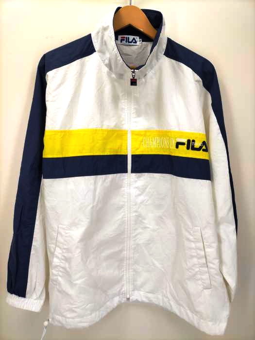 フィラ FILA 90S TENNIS ジップアップブルゾン メンズ JPN：M