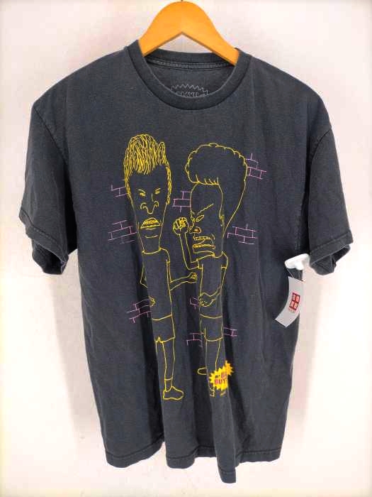 ユーズドフルギ USED古着 BEAVIS AND BUTT HEAD キャラクターTシャツ メンズ  L