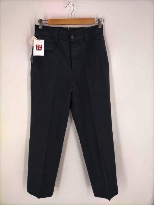 MARGARET HOWELL(マーガレットハウエル) 20SS BROKEN COTTON TWILL センタープレス ボタンフライ スラックスパンツ メンズ JPN：S