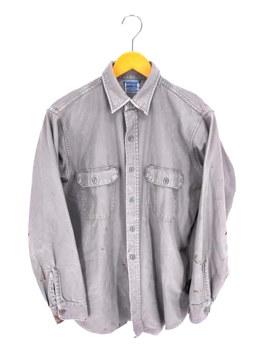 HERCULES(ヘラクレス) 60s MOUNTAIN CLOTH マチあり 両フラップ ワークシャツ メンズ 表記無