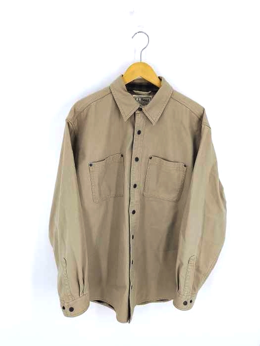 L.L.Bean(エルエルビーン) 裏地ネル ダック地カバーオール メンズ import：L
