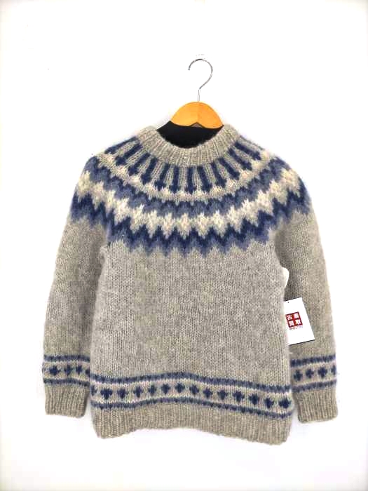 ユーズドフルギ USED古着 THE HANDKNTTING ASSOCIATION OF ICELAND ロパペイサ クルーネックニット メンズ 表記無