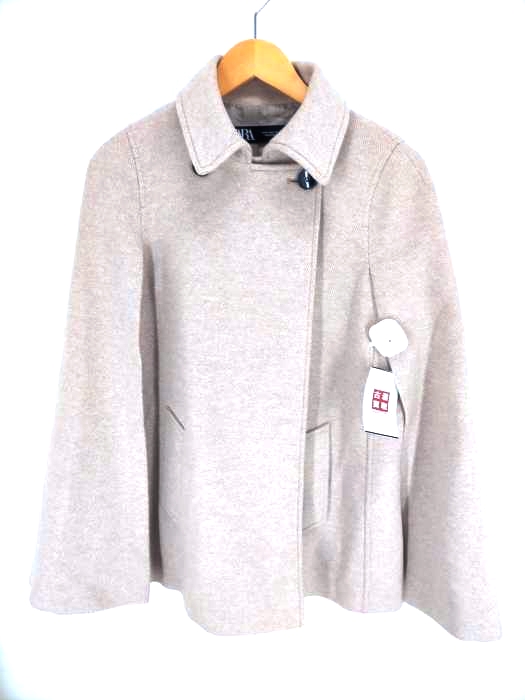 ザラ ZARA ケープコート ポンチョ レディース  S