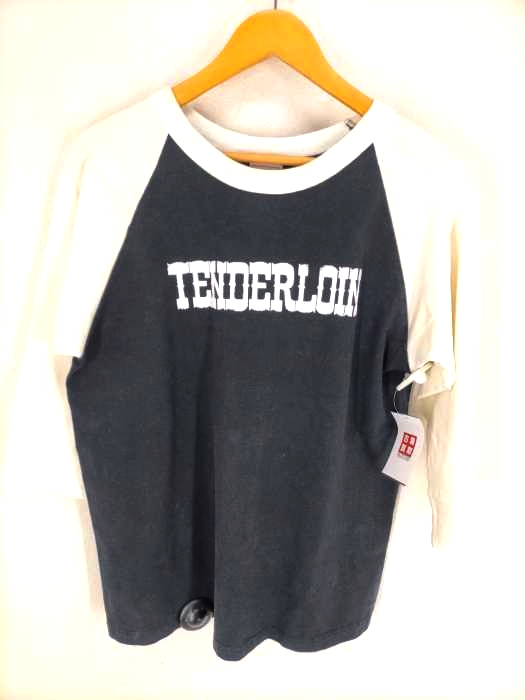 テンダーロイン TENDERLOIN 初期 プリントクルーラグランカットソー メンズ 表記無