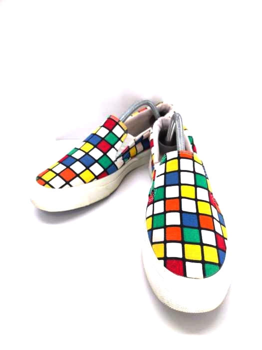 コンバース CONVERSE 00S ルービックキューブ スリッポン マルチチェック メンズ JPN:27