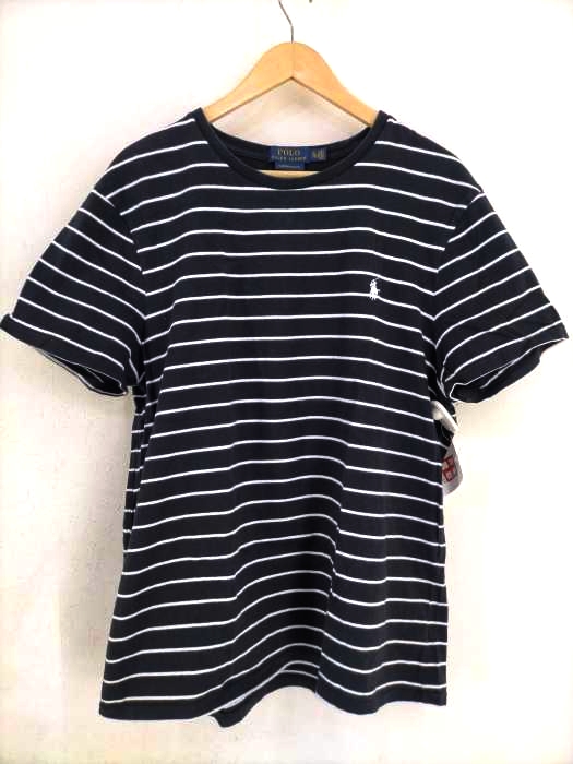ポロラルフローレン POLO RALPH LAUREN CUSTOM SLIM FIT ポニー刺繍 ボーダーTEE メンズ JPN：XL