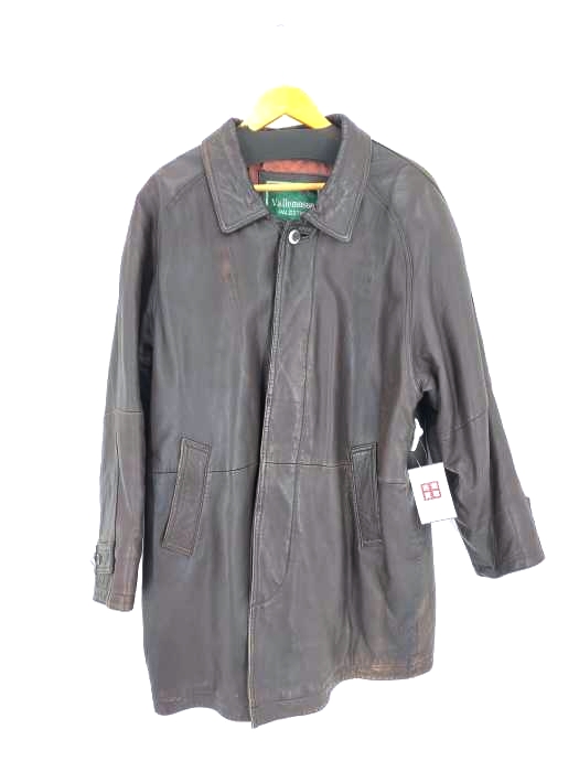 ヴァレモッソ VALLEMOSSO 羊革 レザーコート メンズ import：L