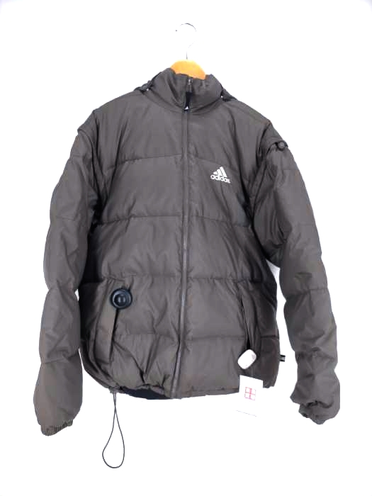 アディダス adidas 90s 3WAY パフォーマンスロゴ リップストップ ダウンジャケット メンズ JPN：L