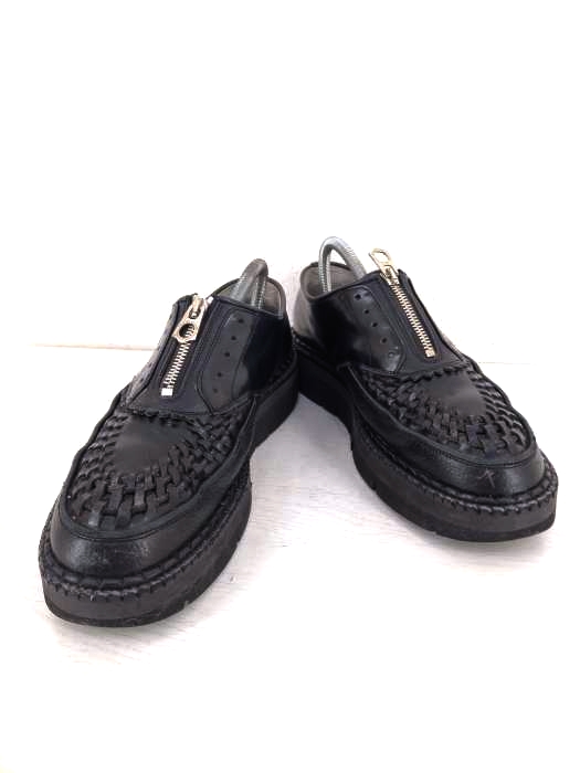 フットザコーチャー foot the coacher CHAOS FRONT ZIP フロントジップラバーソール メンズ US：7