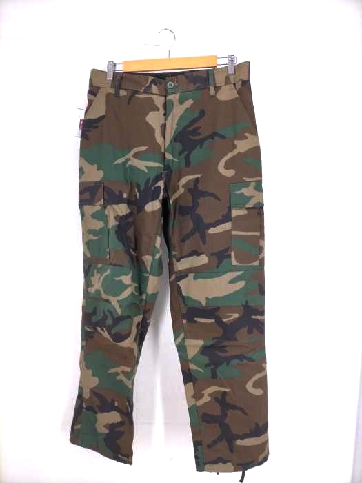 ロスコ ROTHCO ボタンフライカモフラ柄カーゴパンツ メンズ  LARGE REGULAR