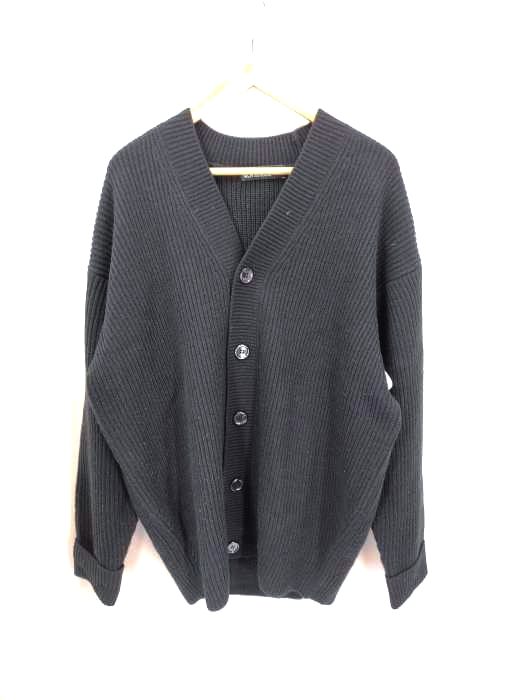 ユナイテッドアローズグリーンレーベルリラクシング UNITED ARROWS green label relaxing 畦 ニット カーディガン メンズ JPN：S