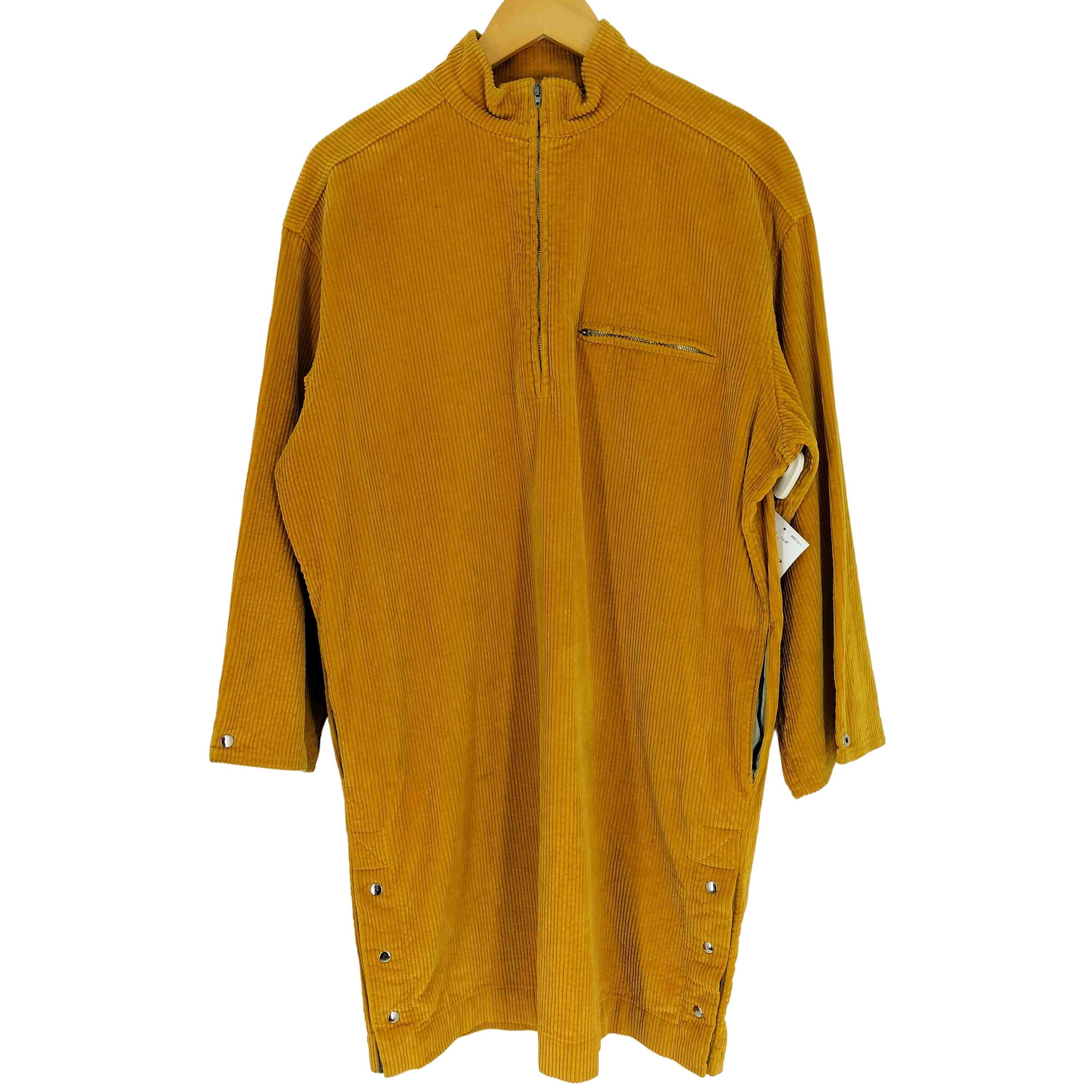 USED古着(ユーズドフルギ) PENNYBLACK ペニーブラック イタリア製 LAMPOジップ 太畝 コーデュロイ ハーフジップ ジャケット レディース