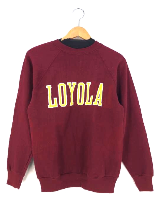 USED古着(ユーズドフルギ) LOYOLA プリントラグランスウェット レディース トップス スウェット・トレーナー