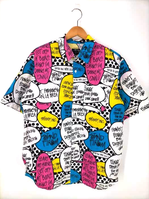 Stussy(ステューシー) POP BUBBLES S/S シャツ メンズ import：L