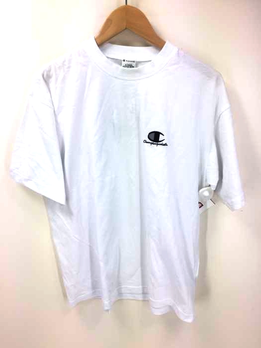 CHAMPION PRODUCTS USA(チャンピオン プロダクツ ユーエスエー) 刺繍ロゴ クルーネック Tシャツ メンズ JPN:L
