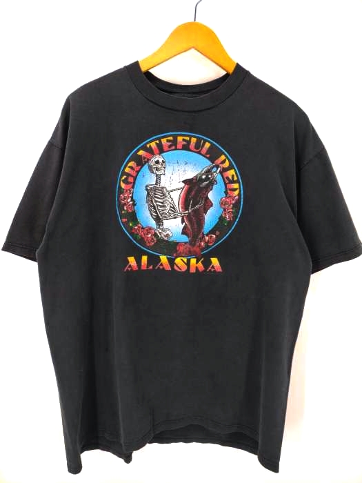 USED古着(ユーズドフルギ) 90S JERZEES USA製 1991 GRATEFUL RED ALASKA メンズ import：XL