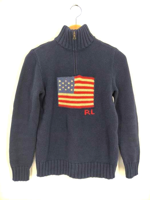 POLO RALPH LAUREN(ポロラルフローレン) ハーフジップコットンニット 