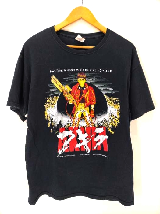 USED古着(ユーズドフルギ) FRUIT OF THE LOOM ボディ KIMONO MY HOUSE キャラクター プリント Tシャツ メンズ import：L