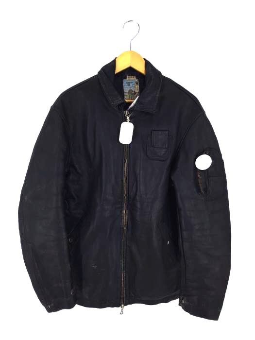 USED古着(ユーズドフルギ) Vintage French Air Force K6 Blouson aileeジッパー パイロットレザージャケット メンズ 表記無