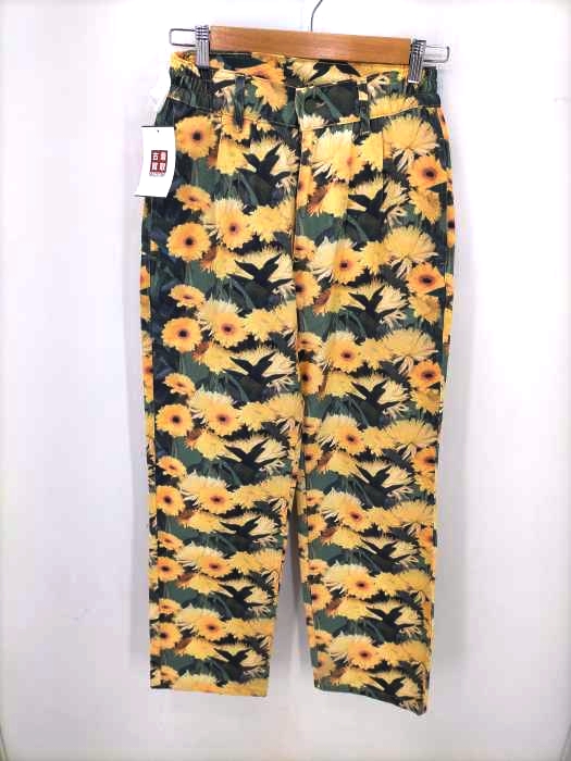 LAZY OAF(レイジーオーフ) フラワープリント2タックパンツ レディース 28