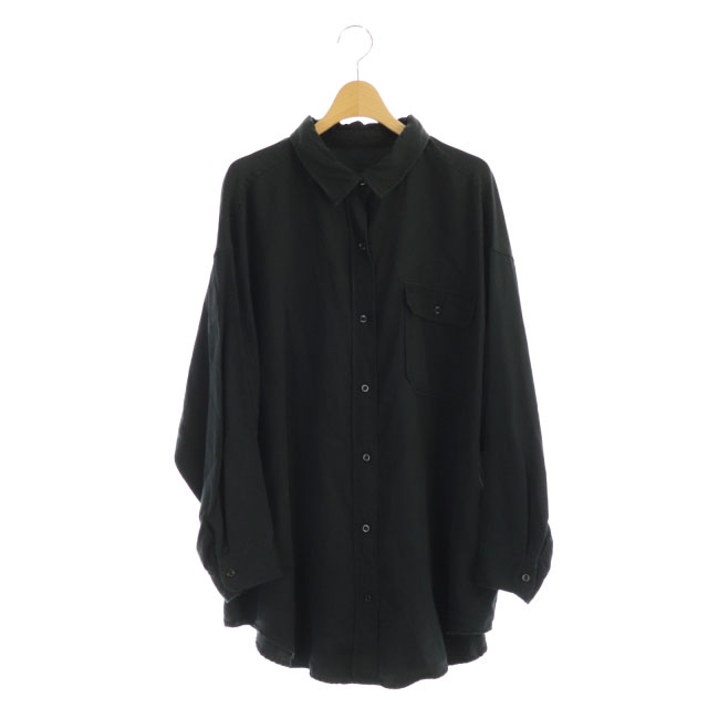 PLAGE(プラージュ) 20SS シャツ ワイド 長袖 黒 ブラック /AO ■OS レディース 表記なし