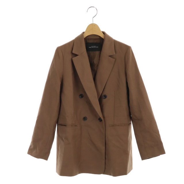 UNITED ARROWS green label relaxing(ユナイテッドアローズグリーンレーベルリラクシング) グリーンレーベルリラクシング ユナイテッドアローズ green label relaxing テーラードジャケット ダブル 総裏地 36 茶 /AA ■GY レディース レディース  36（日本サイズS相当）