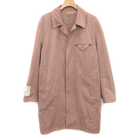 glamb(グラム) Military soutien collar coat ミリタリー ステンカラーコート ロング アウター 比翼ボタン 0 XS ピンクベージュ GB0120 JKT07 /YM メンズ  0 XS
