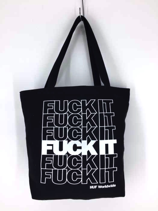 HUF(ハフ) FUCK IT キャンバストートバッグ メンズ 表記無