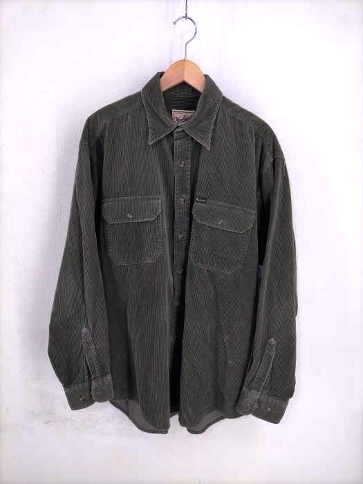 WOOLRICH(ウールリッチ) 90S~ 太畝コーデュロイフラップポケットシャツ オーバーサイズ メンズ import:L