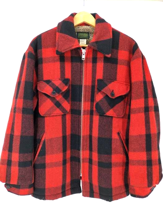USED古着(ユーズドフルギ) KS COLLECTION 日本製 裏ボアバッファローチェックジャケット メンズ import：M