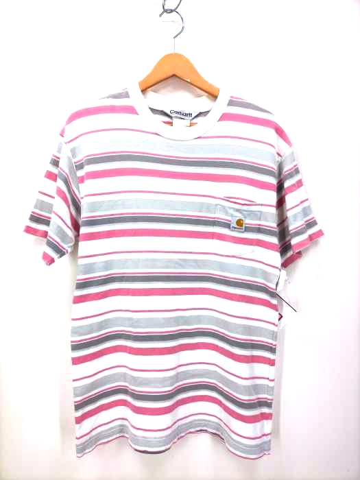 Carhartt(カーハート) 三角タグ マルチボーダー ポケット S/S Tee メンズ  L