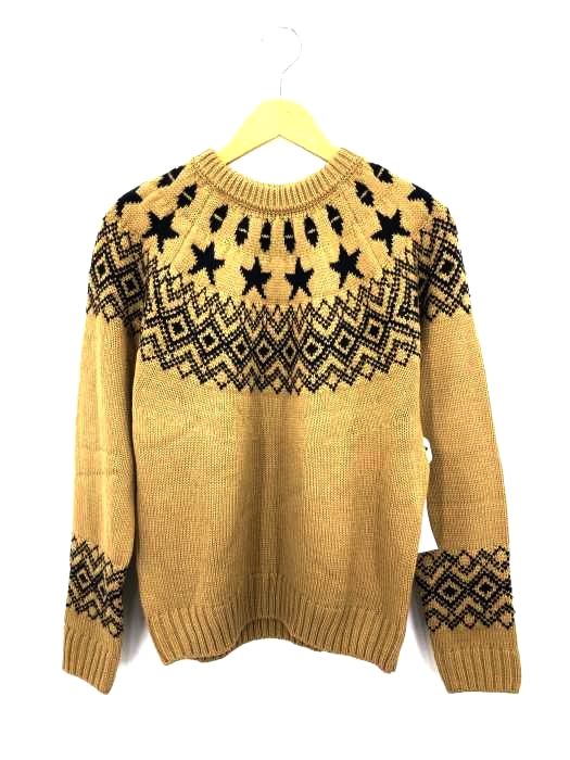 AZUL by moussy(アズールバイマウジー) FAIR ISLE STAR KNIT メンズ  S