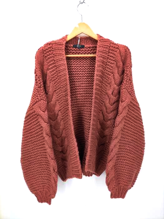 rienda(リエンダ) HANDMADE Knit Cardigan レディース  FREE