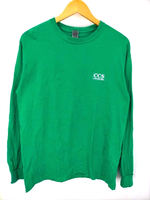 USED古着(ユーズドフルギ) {{CCS records}} Friday Planet LOGO long sleeve メンズ import：M
